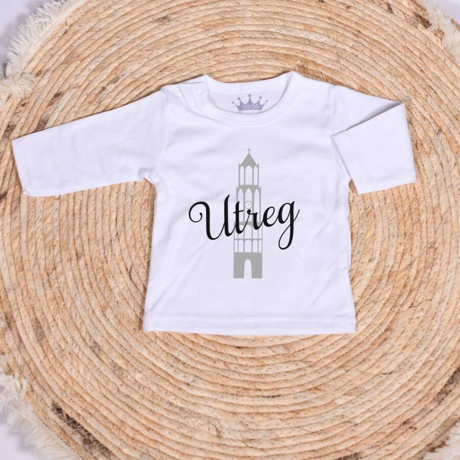 Domtoren shirtje Utreg wit - Baby en Peuter