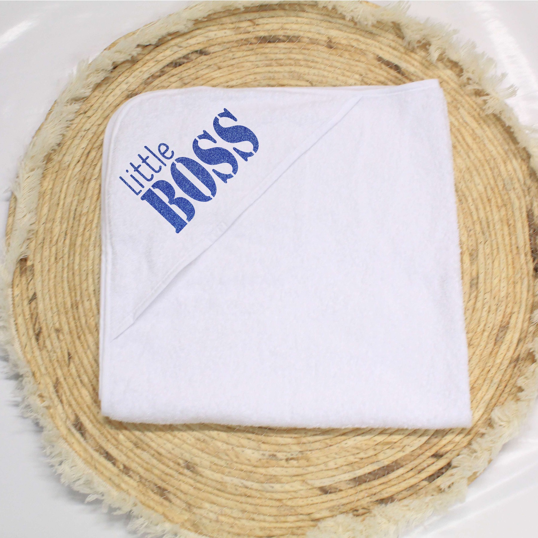 Badcape little boss - Afbeelding 4