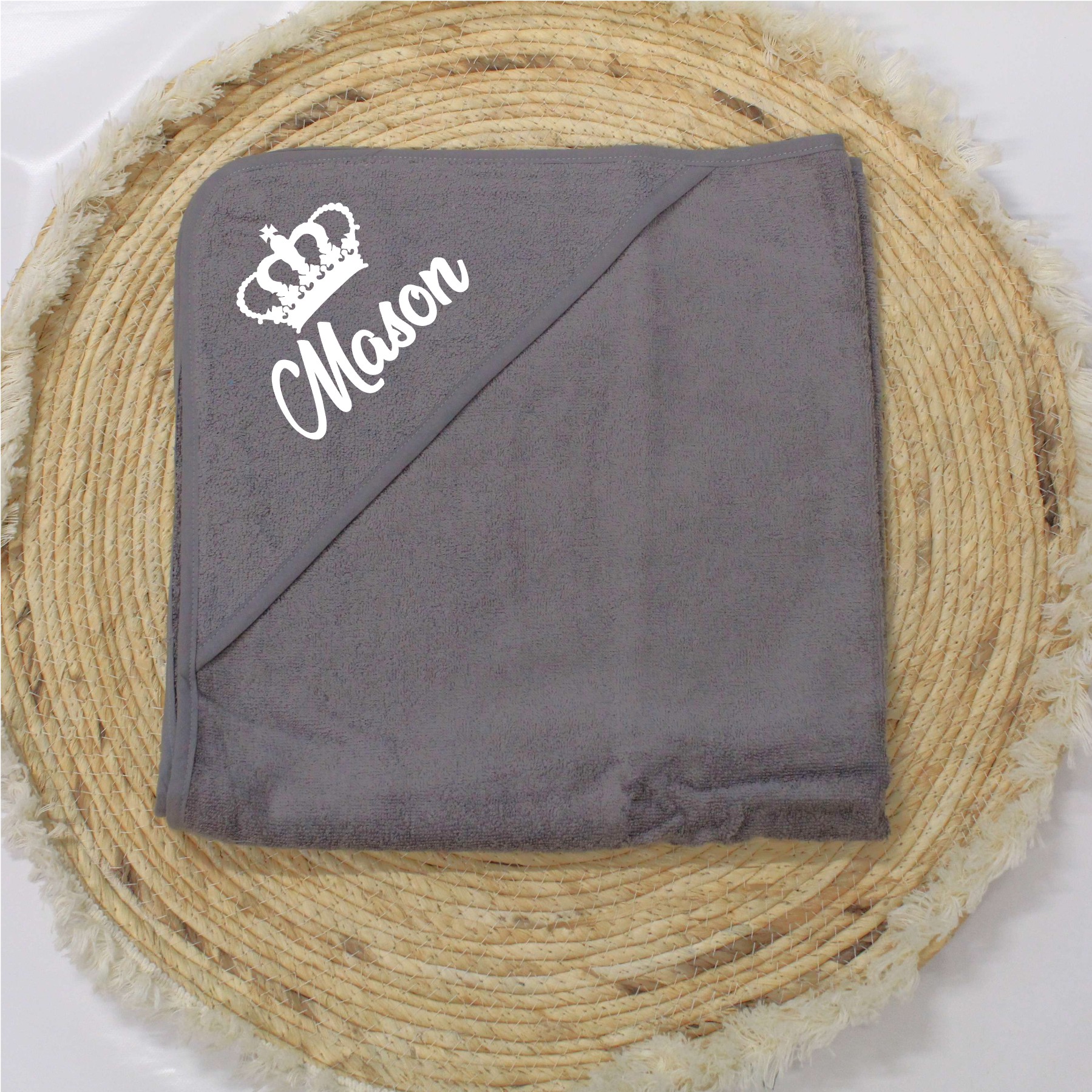 Badcape kroon royaal - Afbeelding 2