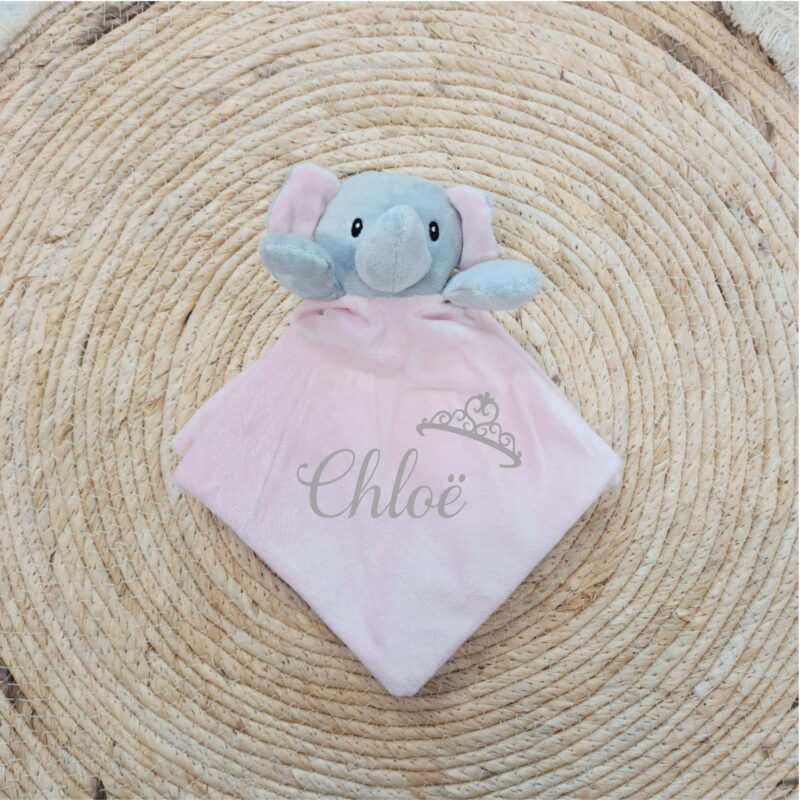 Knuffeldoekje olifant tiara