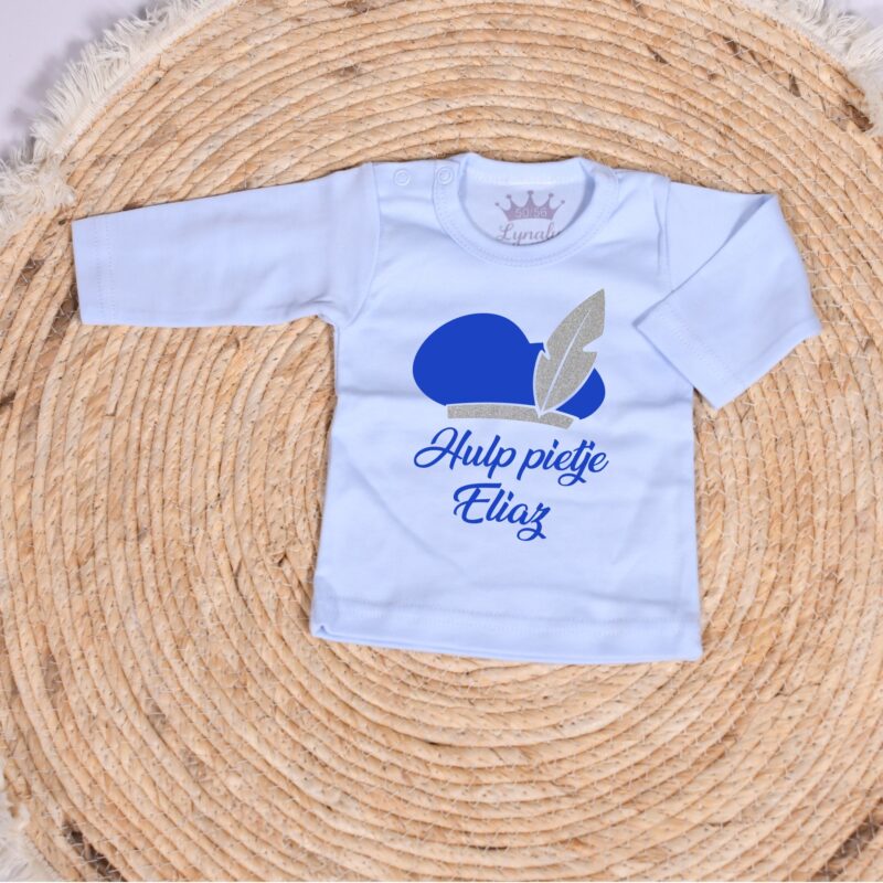 Shirtje hulppiet blauw - Afbeelding 2