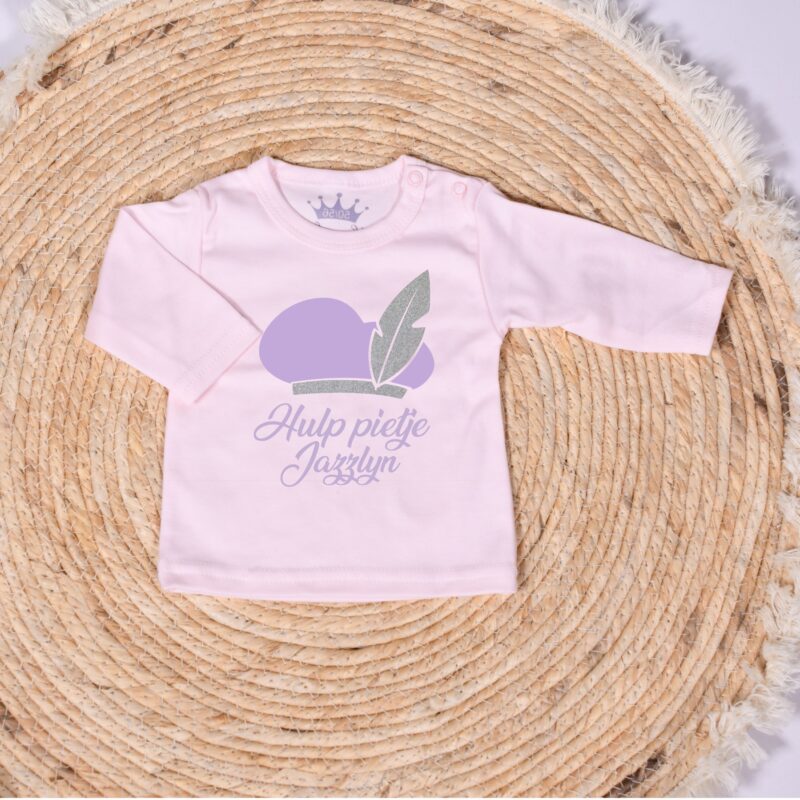Shirtje hulppiet roze - Afbeelding 2
