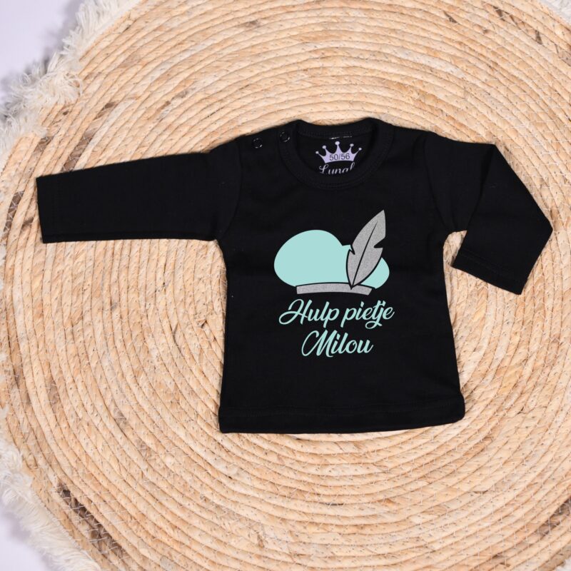 Shirtje hulppiet zwart - Afbeelding 2