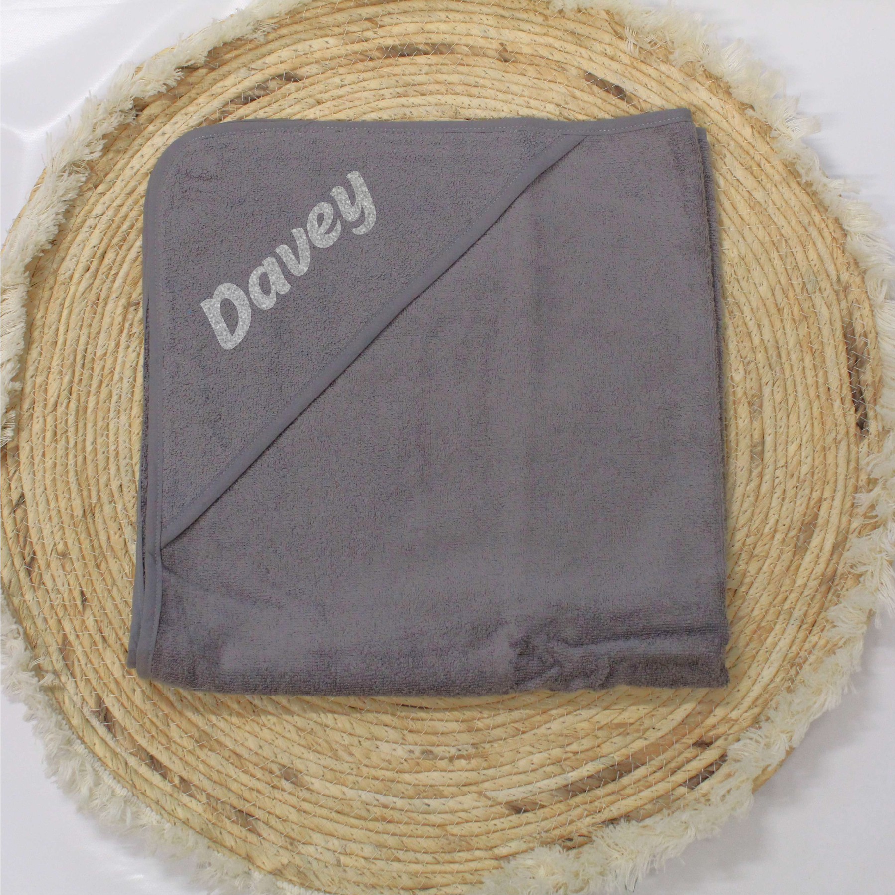 Badcape met naam - Afbeelding 2