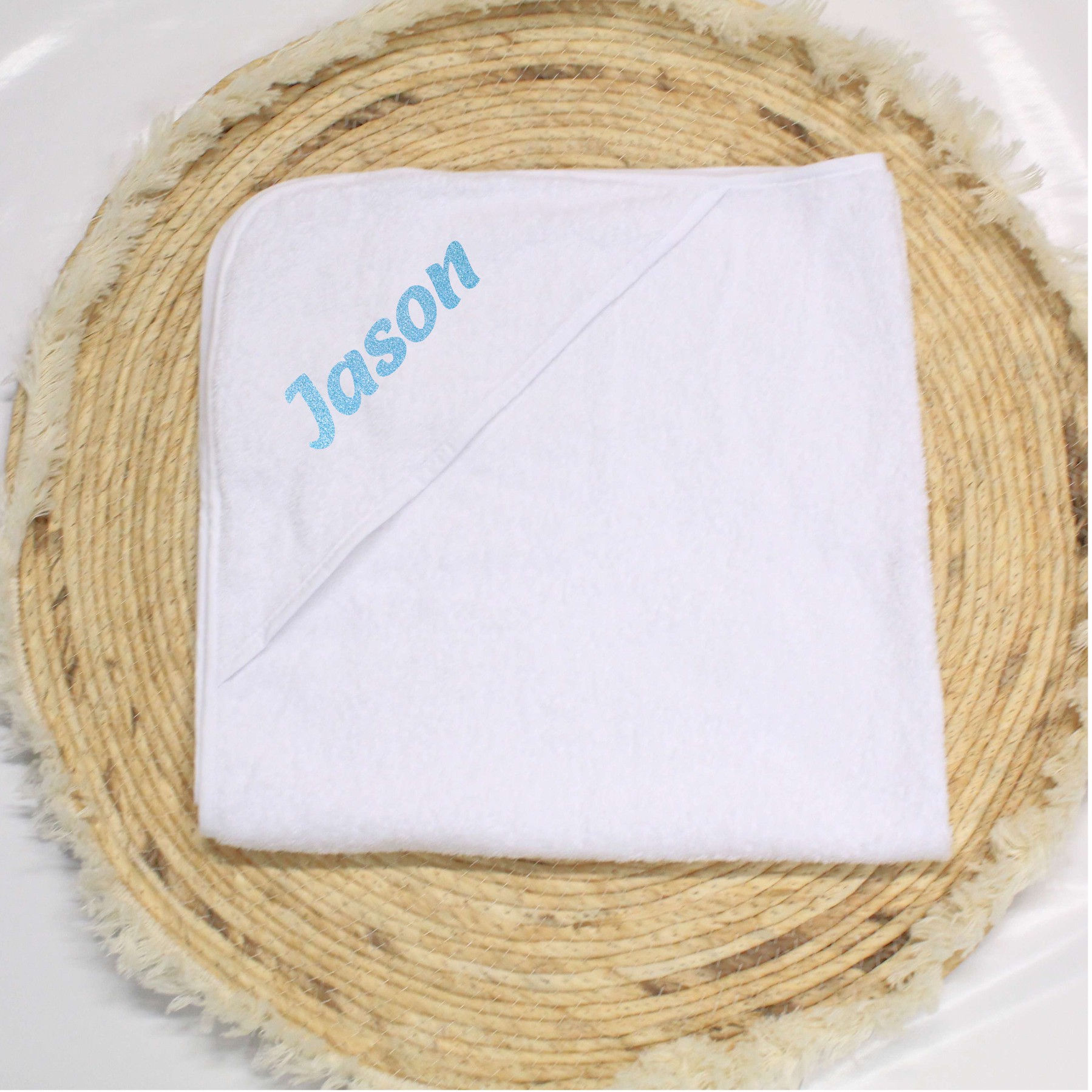 Badcape met naam - Afbeelding 3