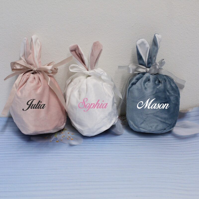 Paashaas zakje met naam